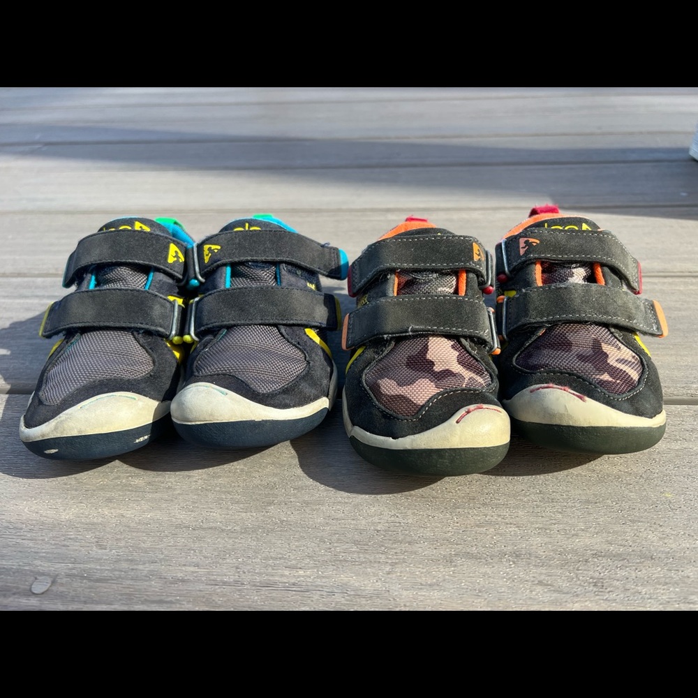 Lot of 2 Plae Ty Toddler Shoes size 9.5